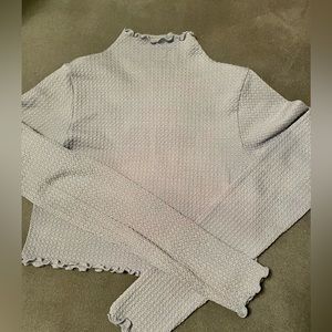 Baby blue crop top  Garage - small